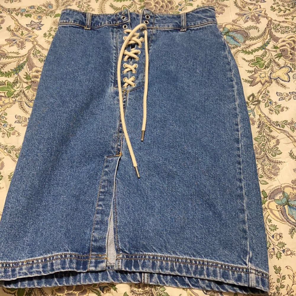 Denim skirt